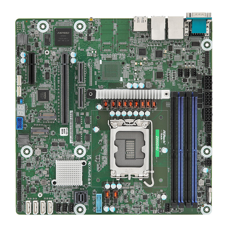 ASRock Mainboard Z890D4U micro-ATX Sockel 11851 Single