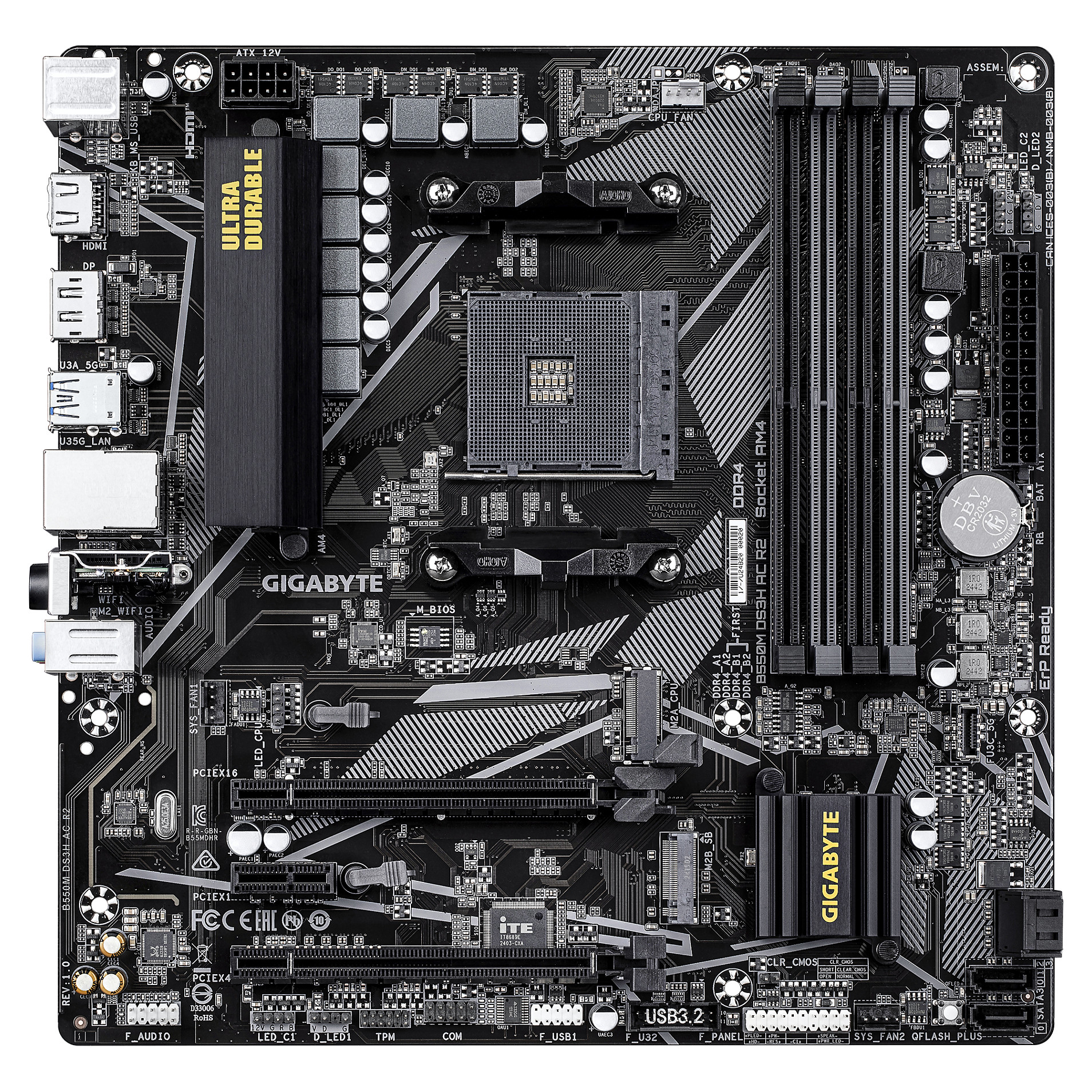 Gigabyte GA-B550M-DS3H R2 (AM4) (D)