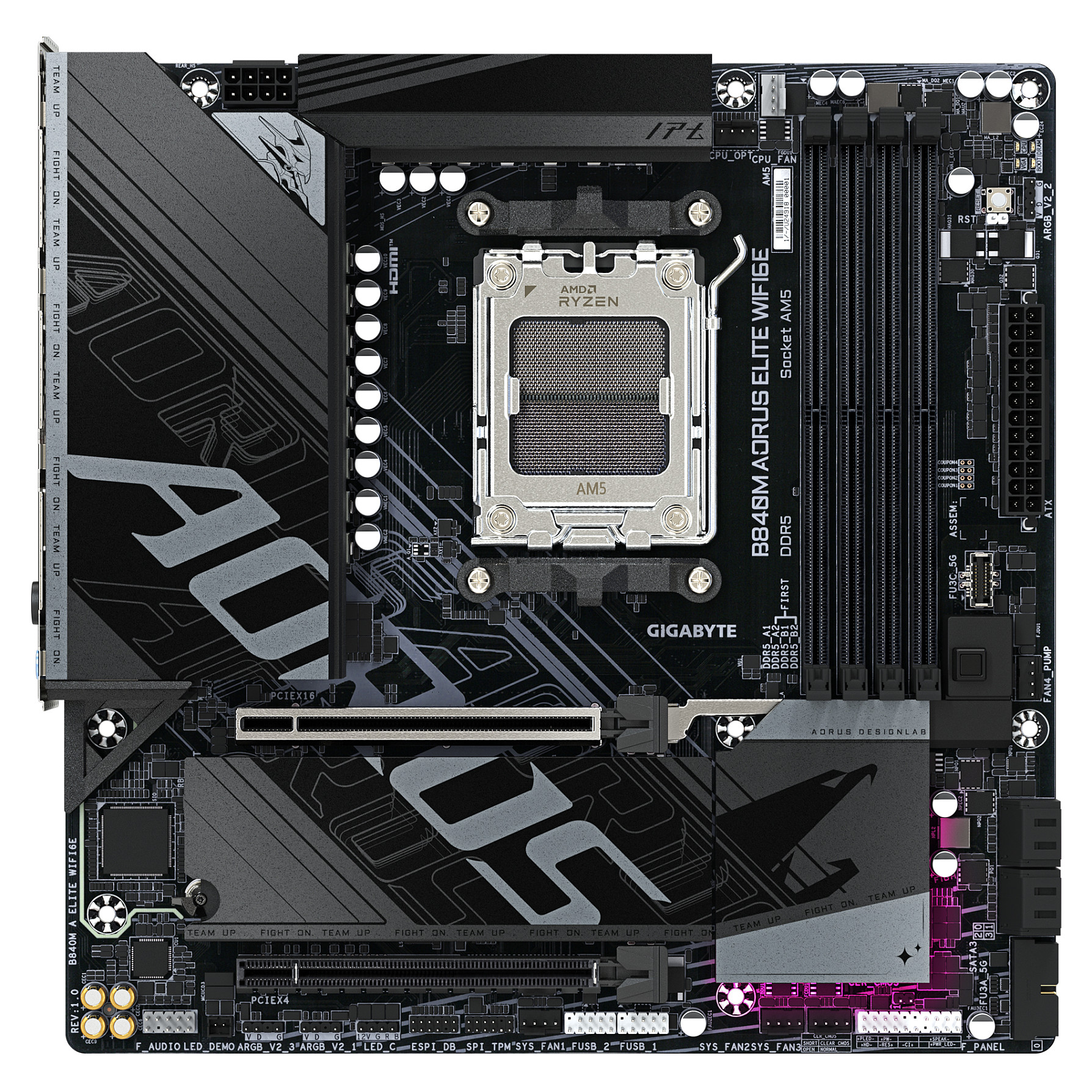 Gigabyte B840M Elite WIFI6E (B840.AM5.mATX.DDR5)