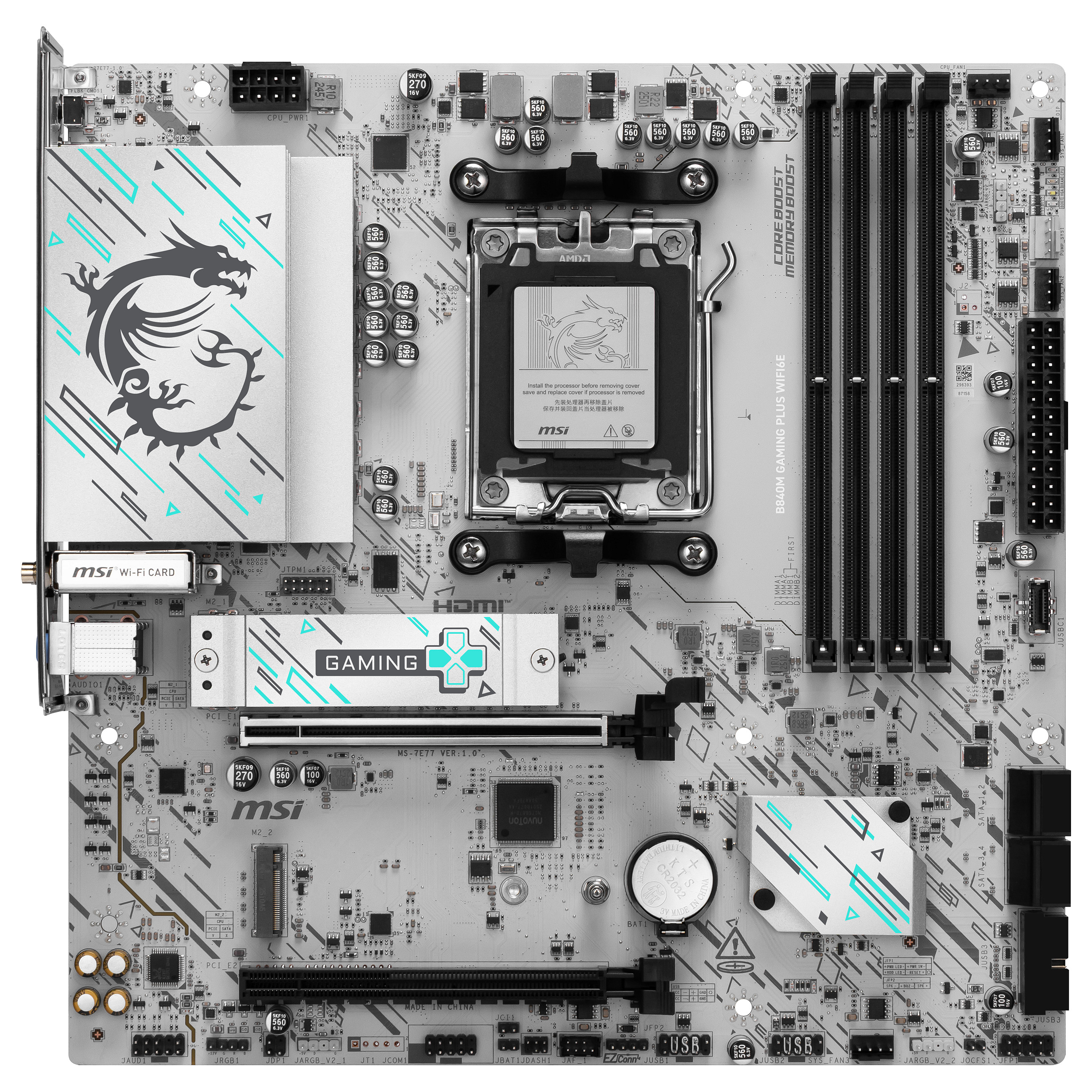 MSI B840M GAMING PLUS WIFI6E (AM5)
