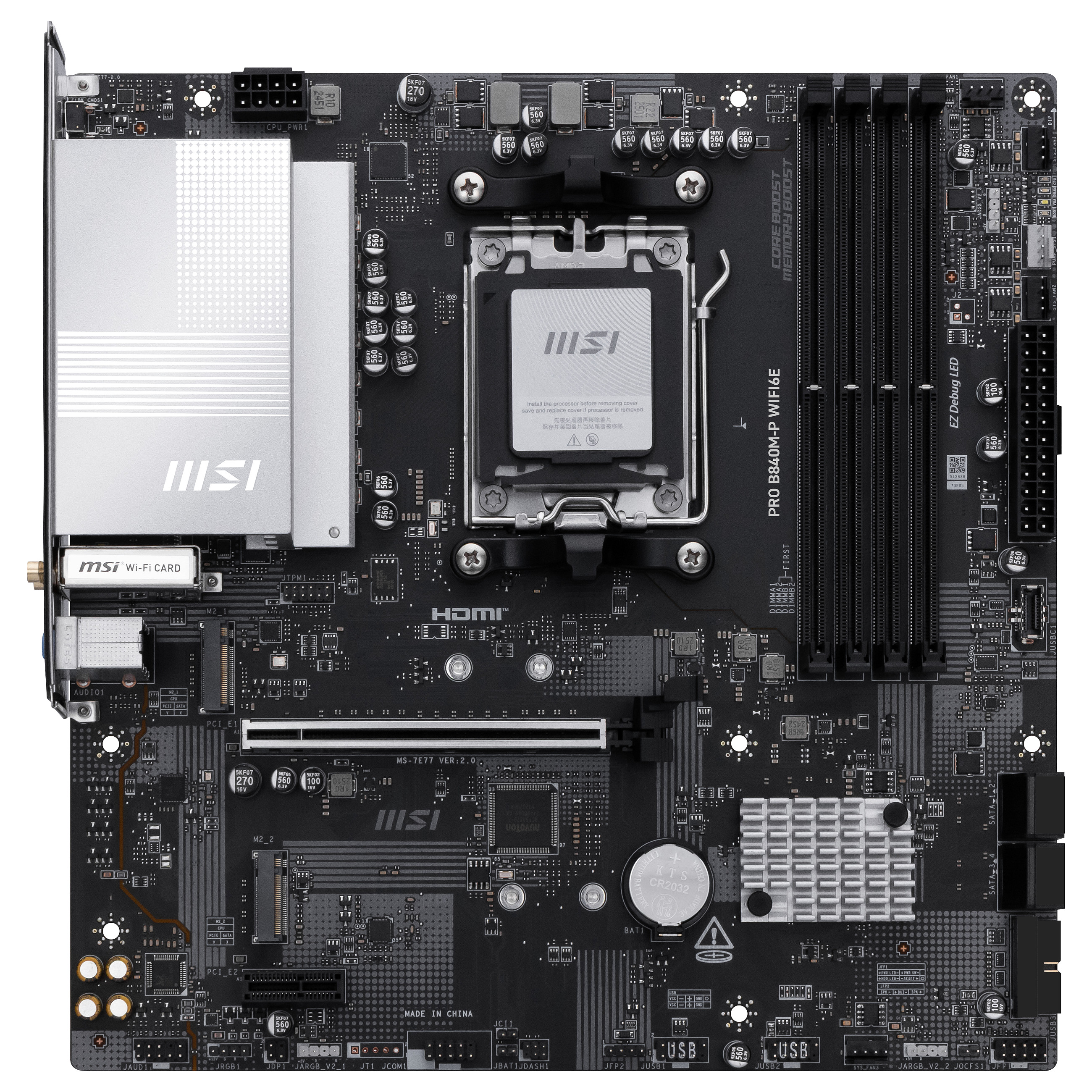 MSI B840M P Pro WIFI6E (AM5)