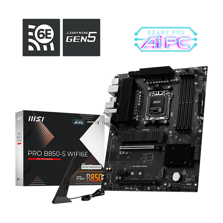 MSI Pro B850-S Wifi6E (B850.AM5.ATX.DDR5)