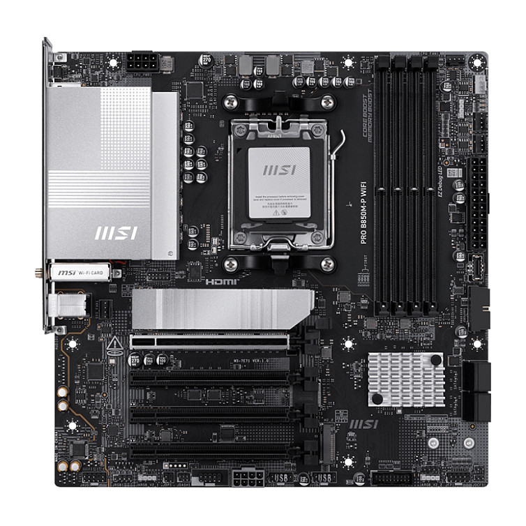 MSI Pro B850M-P Wifi (B850.AM5.mATX.DDR5)