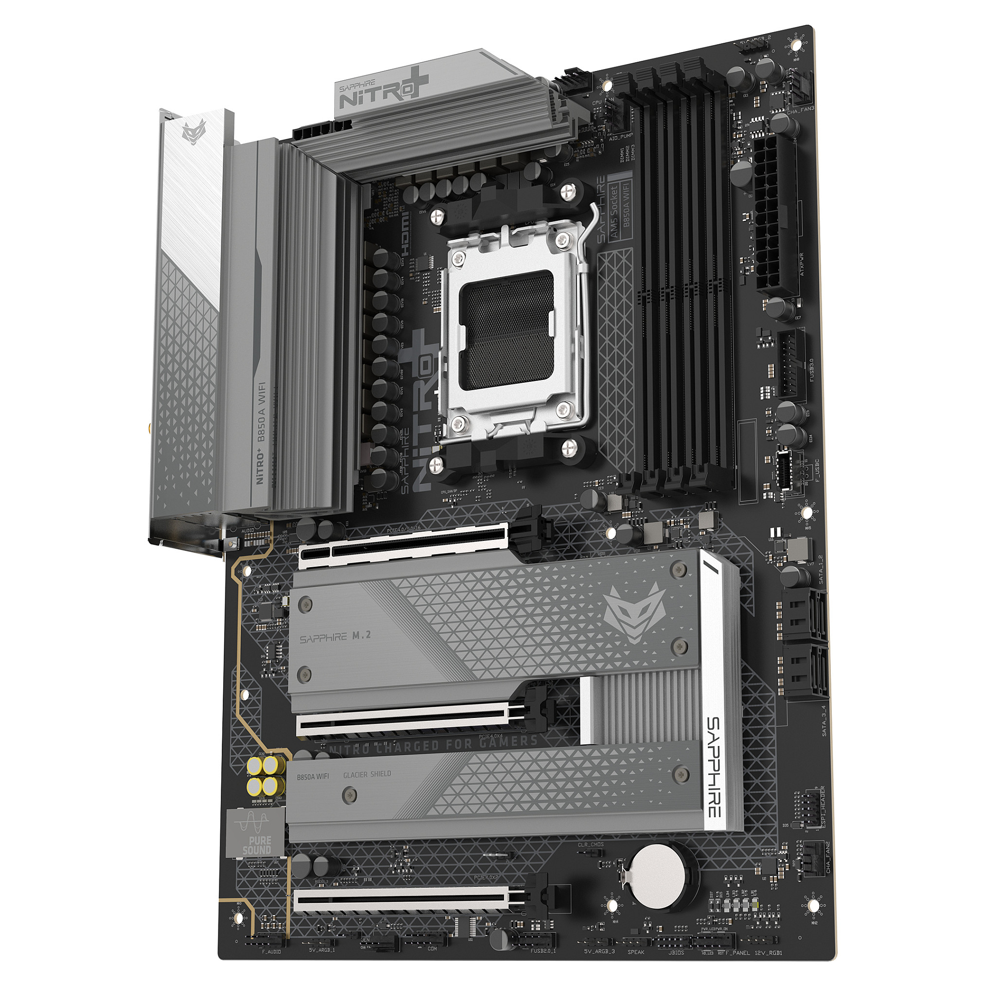 SAPPHIRE NITRO+ B850A WIFI7 1xHDMI 1.4 1xDP 1.2