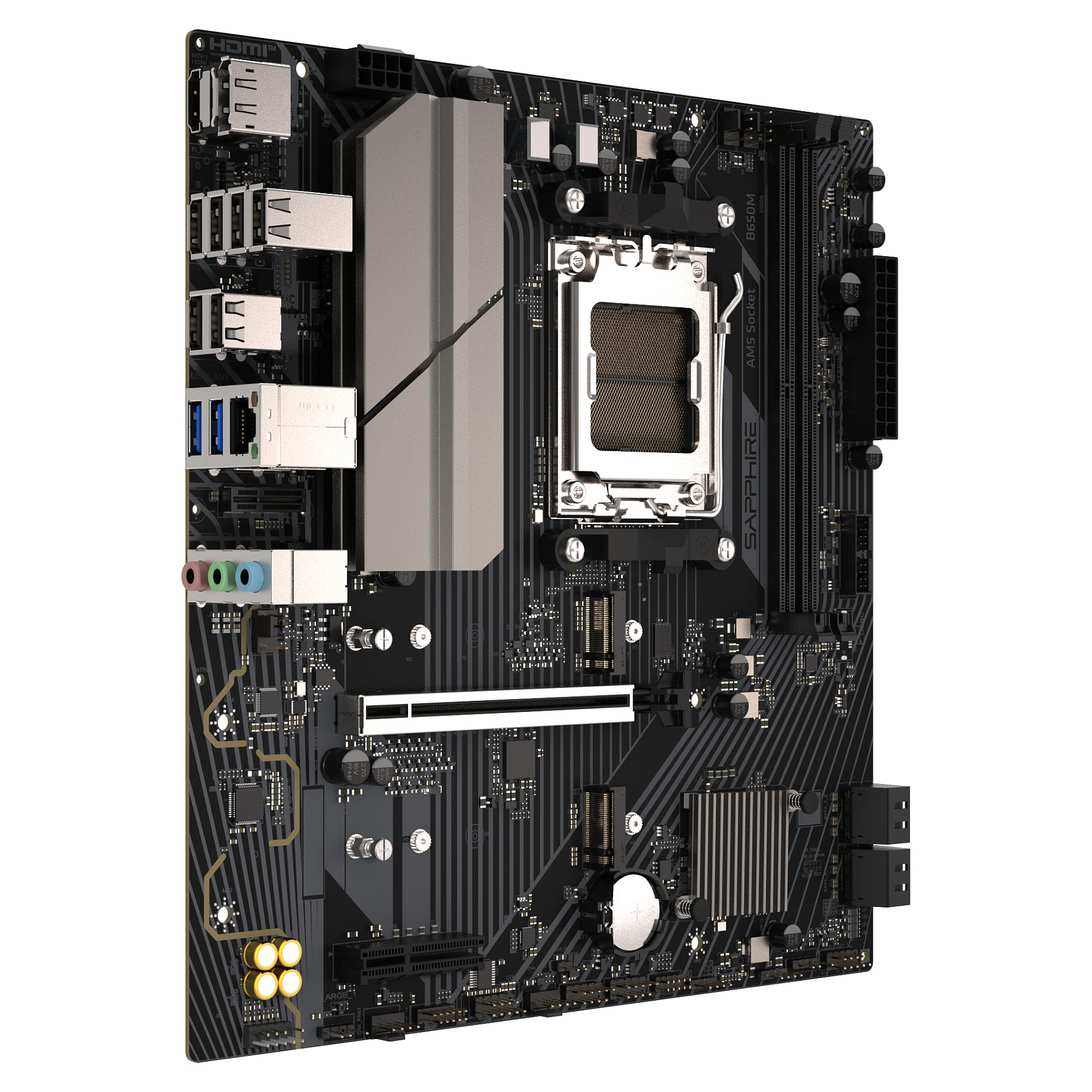 SAPPHIRE B650M-E 1xHDMI 1.4 1xDP 1.2