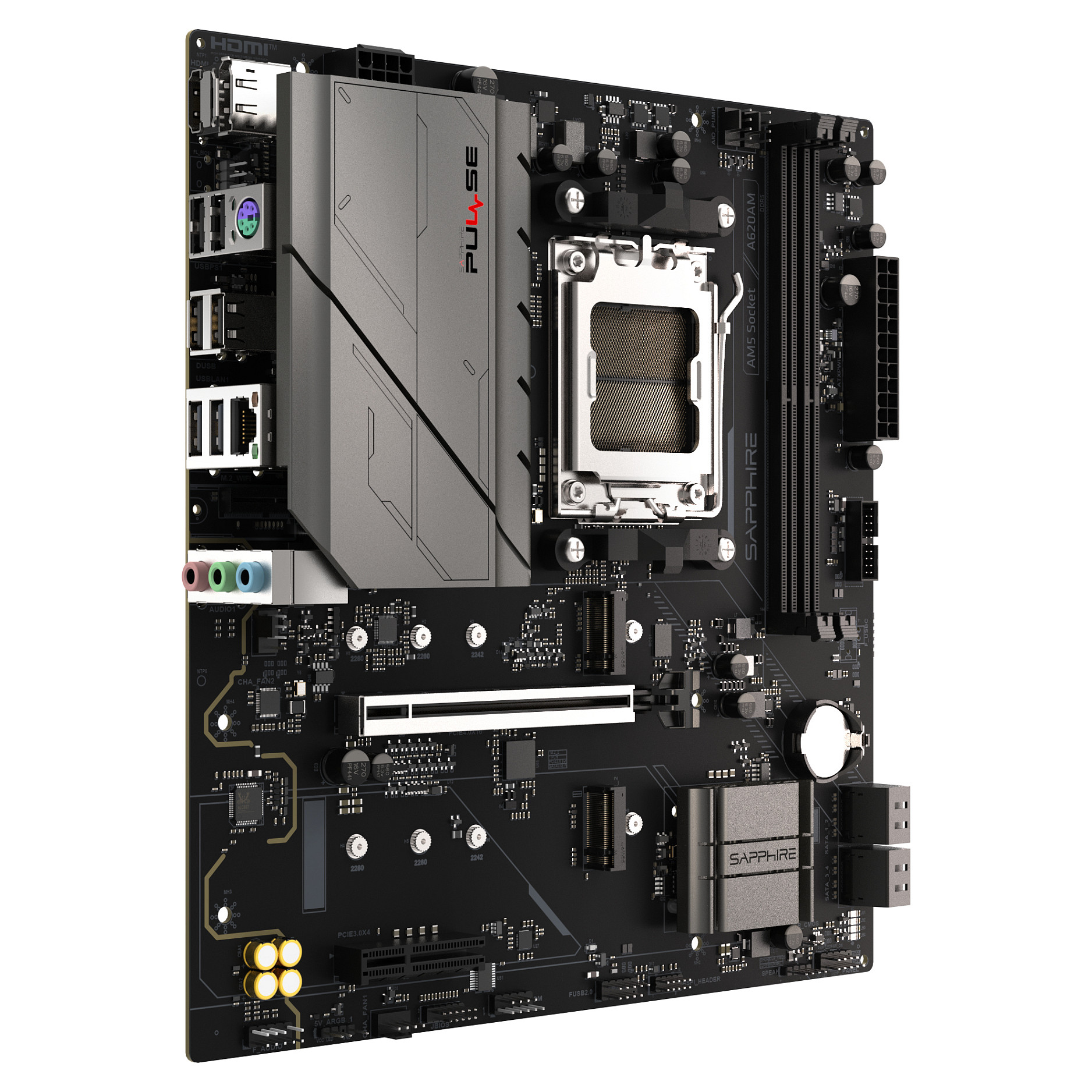 SAPPHIRE PULSE A620AM 1xHDMI 1.4 1xDP 1.2