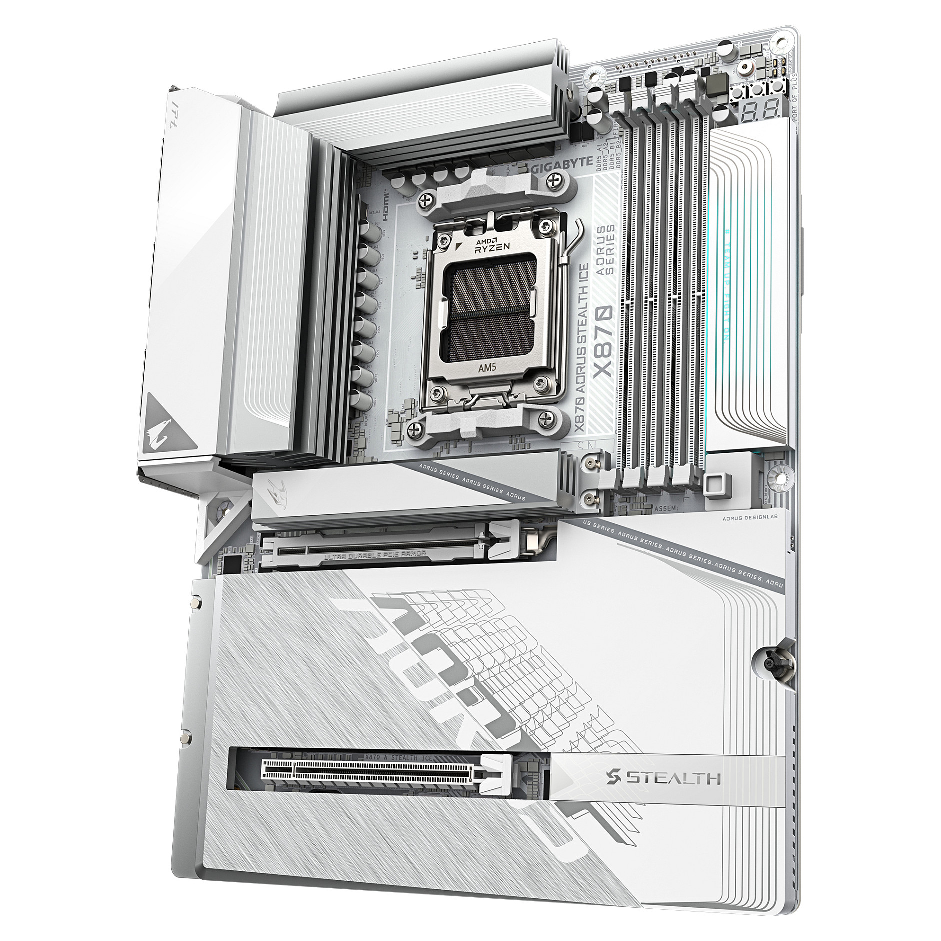 Gigabyte GA-X870 A STEALTH ICE (AM5) (D)