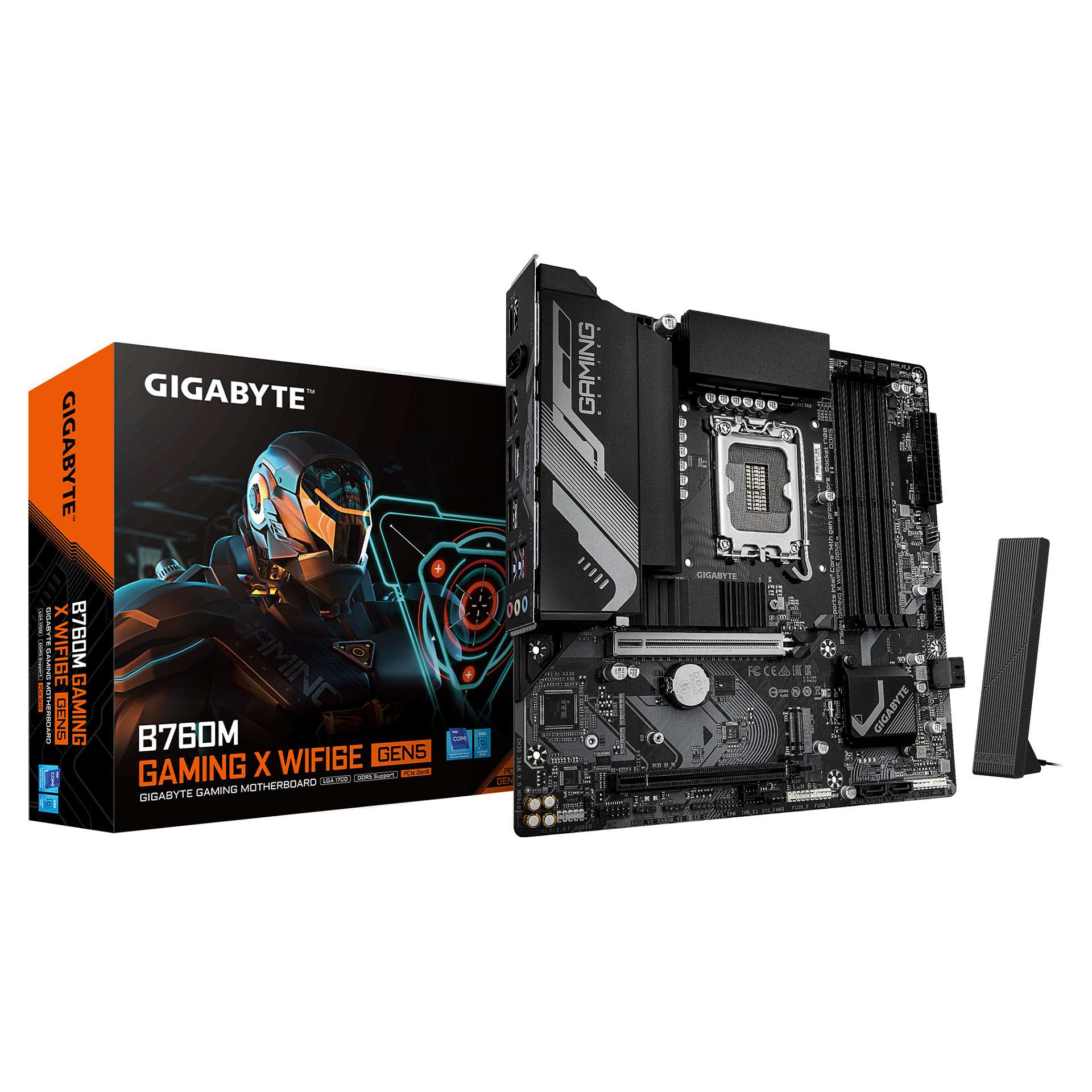 Gigabyte B760M Gaming X WiFi6E Gen5 (B760,S1700,mATX,DDR5