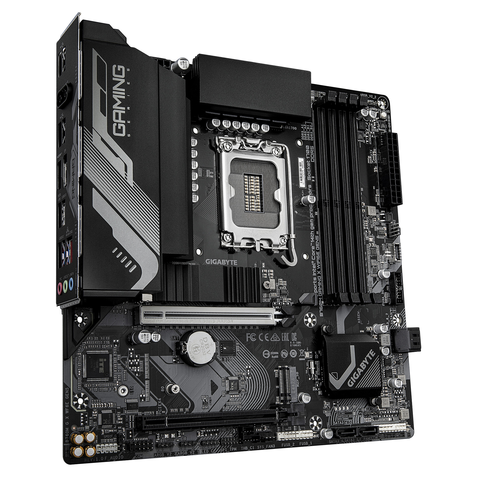 Gigabyte B760M Gaming X WiFi6E Gen5 (B760,S1700,mATX,DDR5