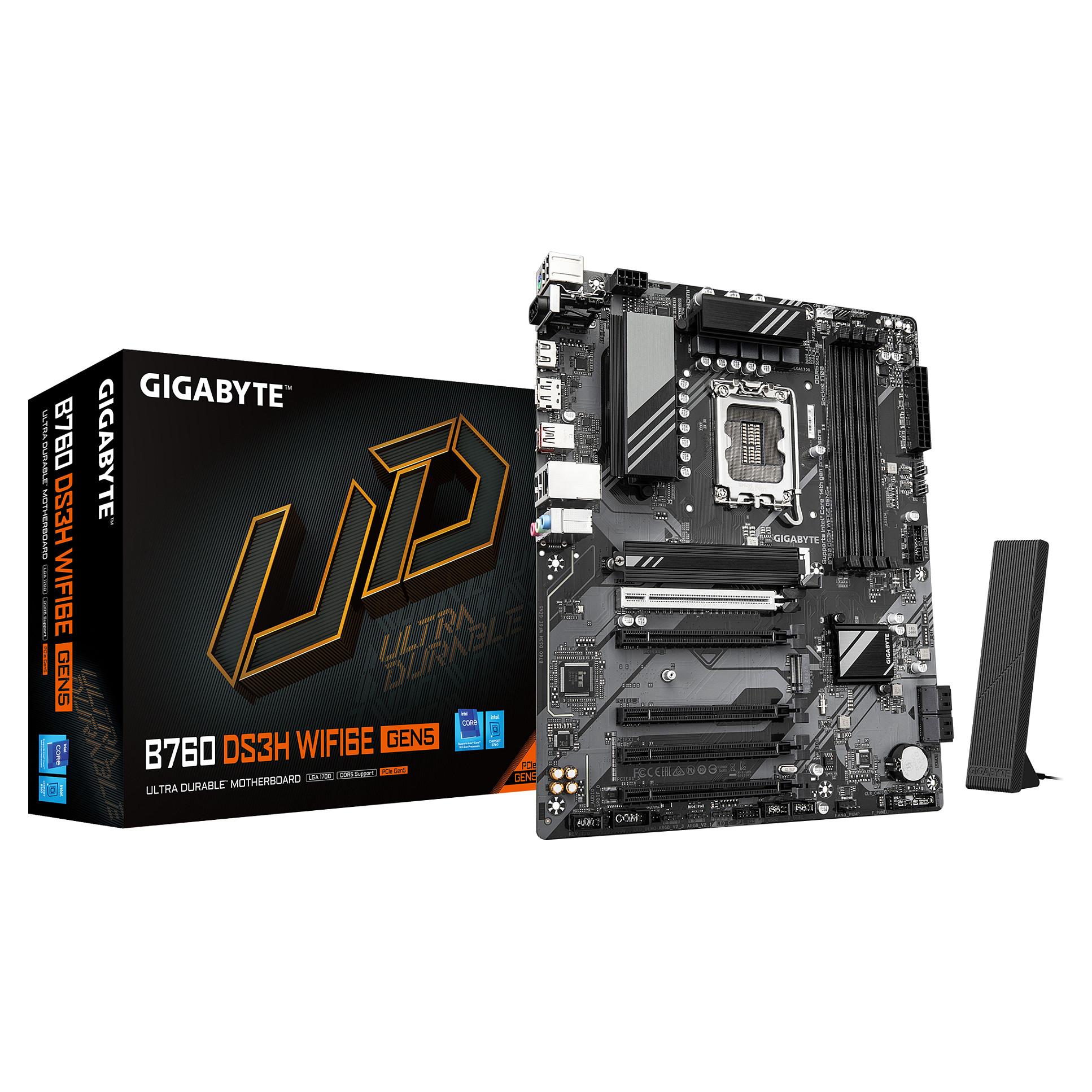 Gigabyte B760 DS3H WiFi6E GEN5 (B760,S1700,ATX,