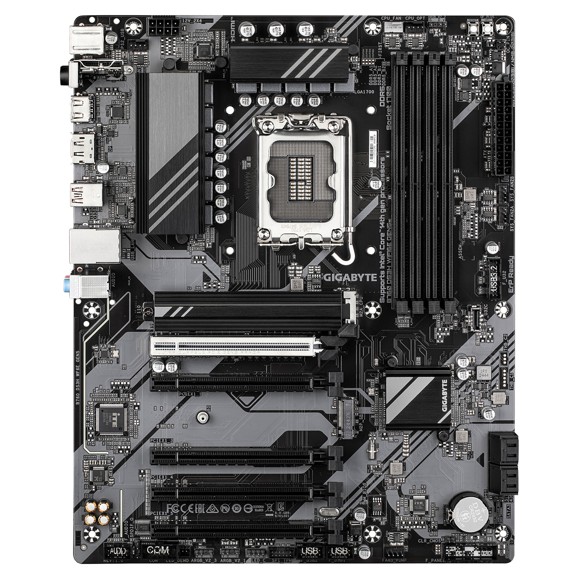 Gigabyte B760 DS3H WiFi6E GEN5 (B760,S1700,ATX,
