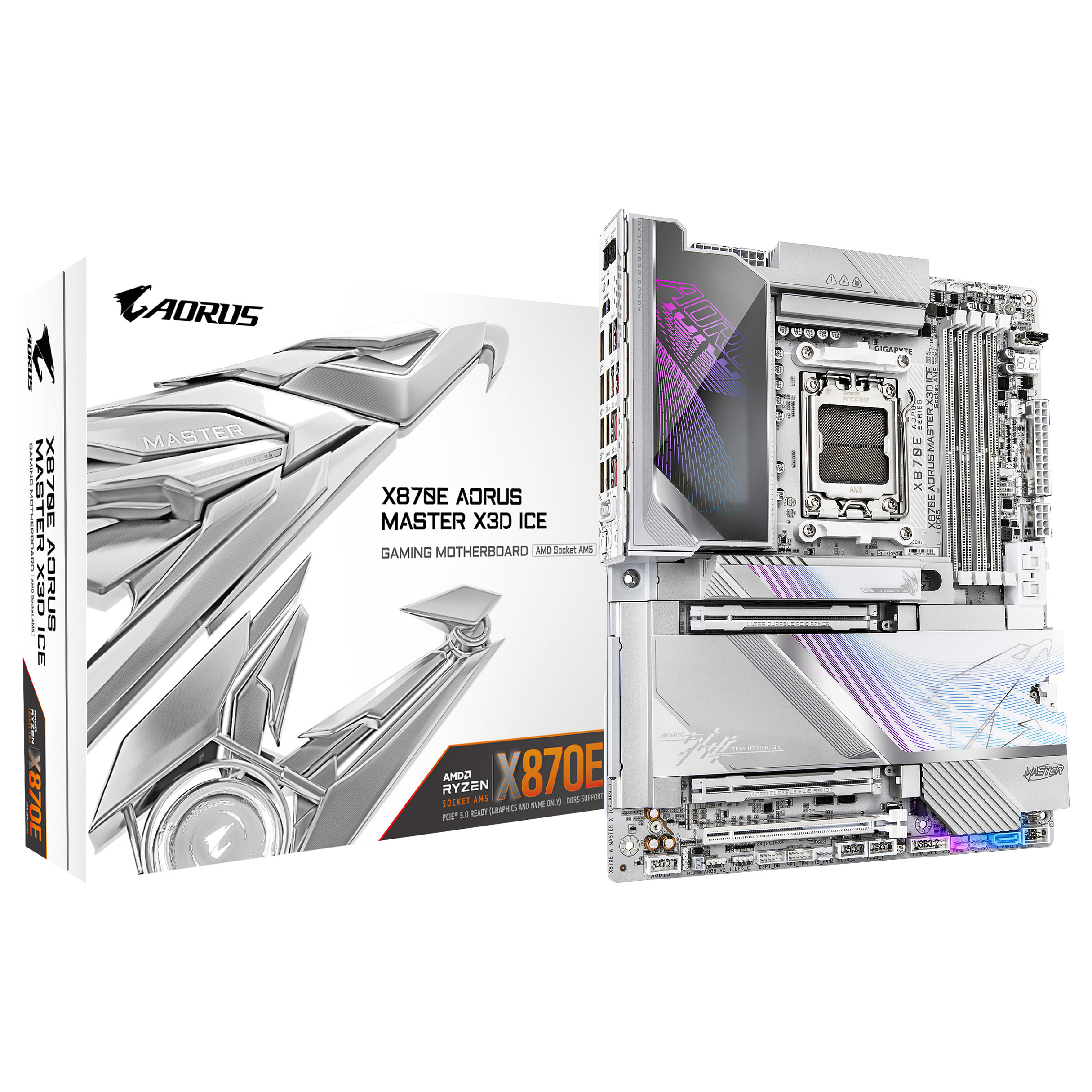 Gigabyte X870E AORUS MASTER X ICE (X870,AM5,ATX,DDR5)
