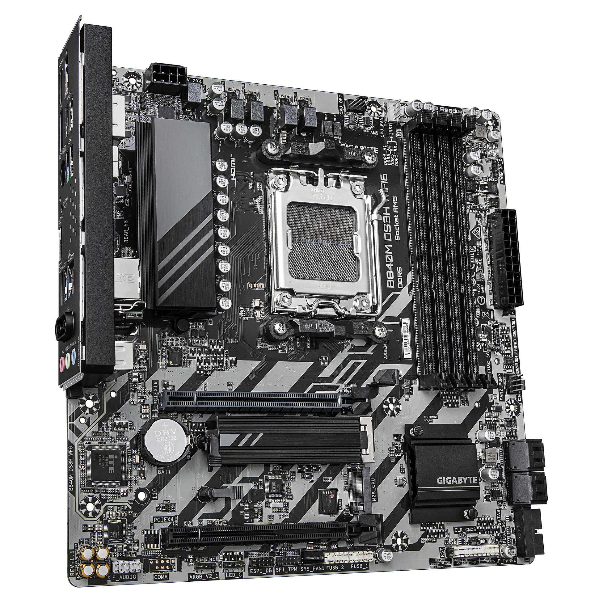 Gigabyte B840M DS3H WiFi6 (B840,AM5,mATX,DDR5)