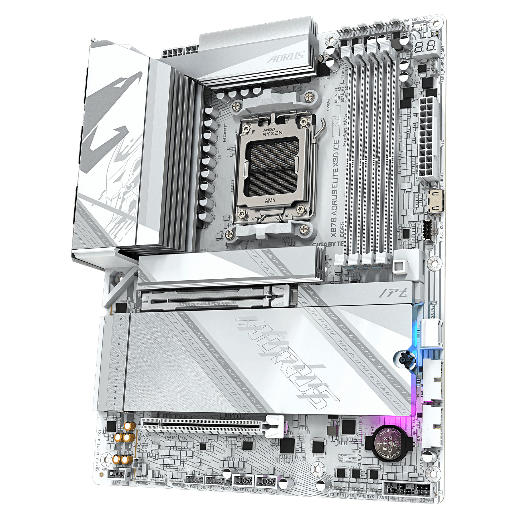 N Gigabyte X870 AORUS ELITE X3D ICE