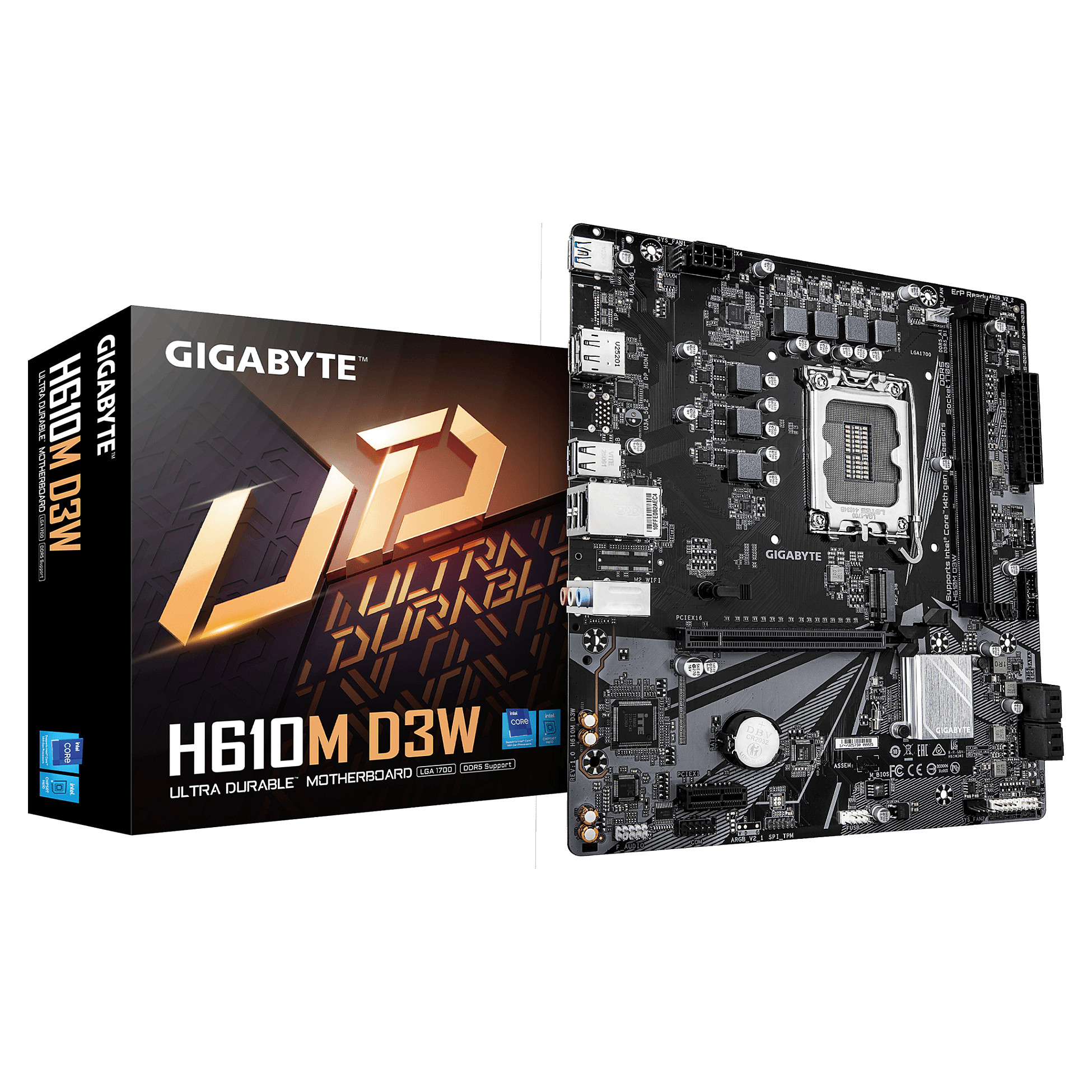 Gigabyte H610M D3W (H610,S1700,mATX,DDR5