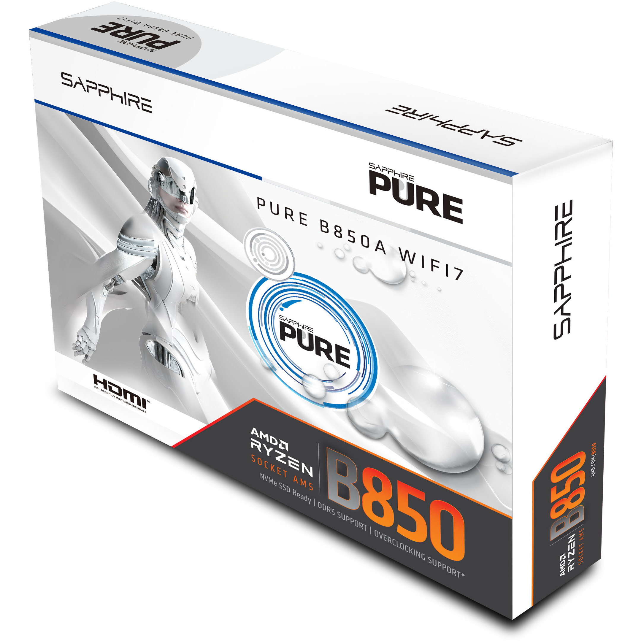 PURE B850A WIFI7 1xHDMI 1.4 1xDP 1.2