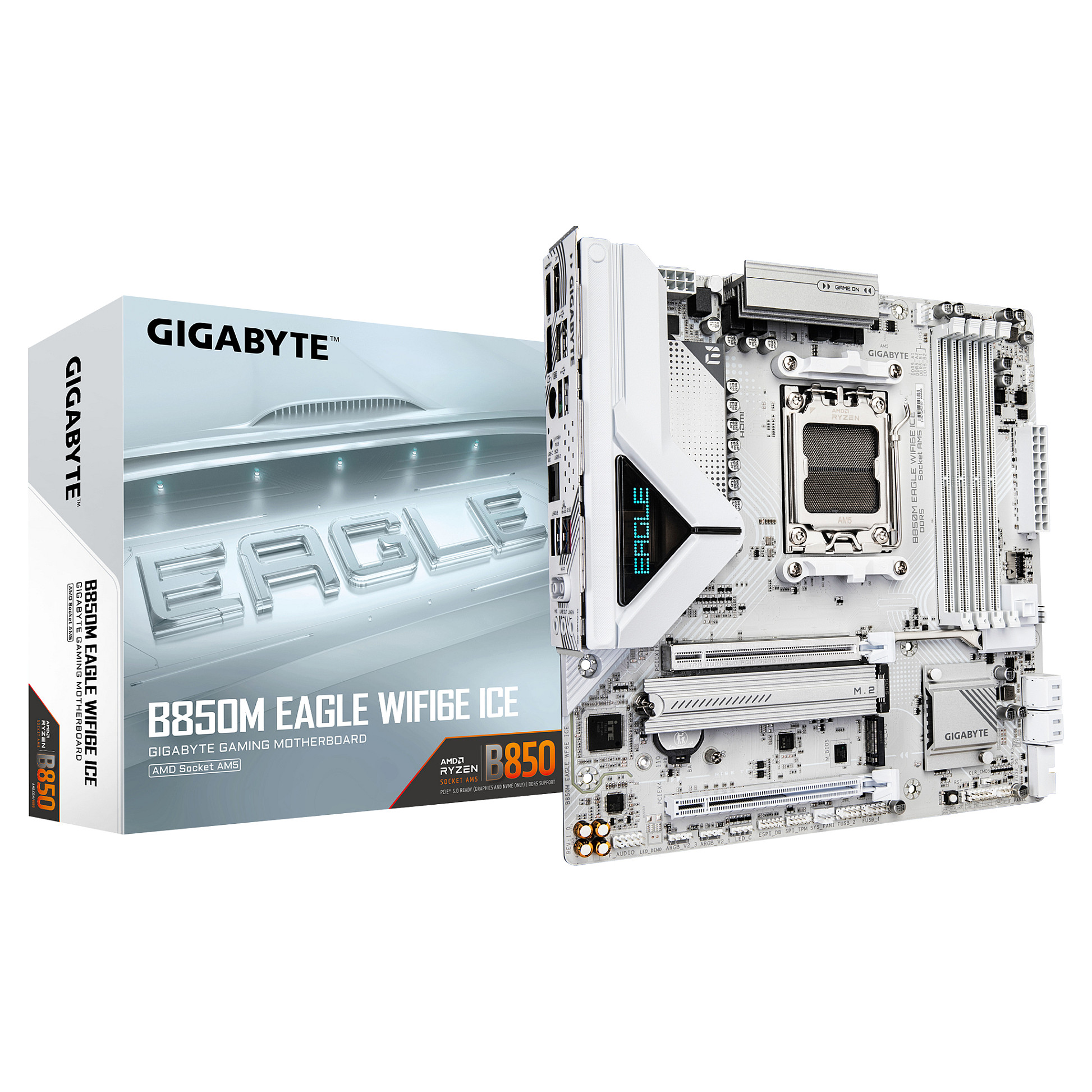 B850M Eagle WiFi6E ICE (B850,AM5,mATX,DDR5)