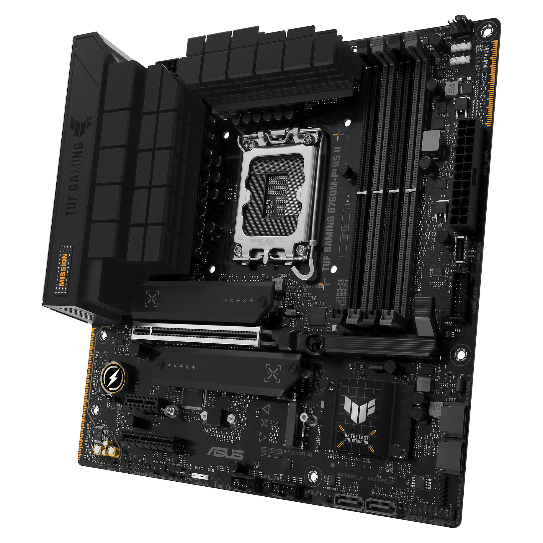 ASUS TUF GAMING B760M-PLUS II mATX Mainboard Sockel 1700 M.2/Thunderbolt 4