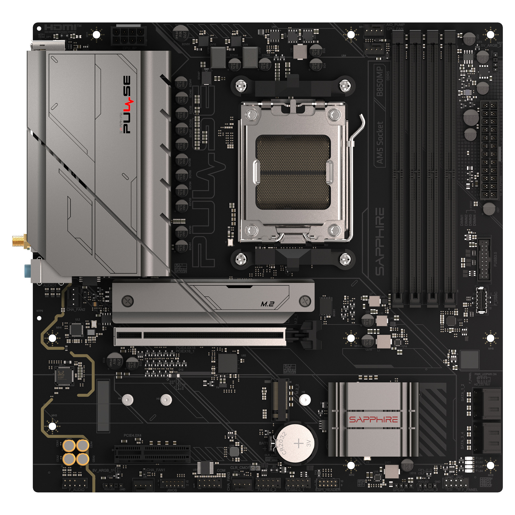 AM5 Sapphire PULSE B850M WIFI