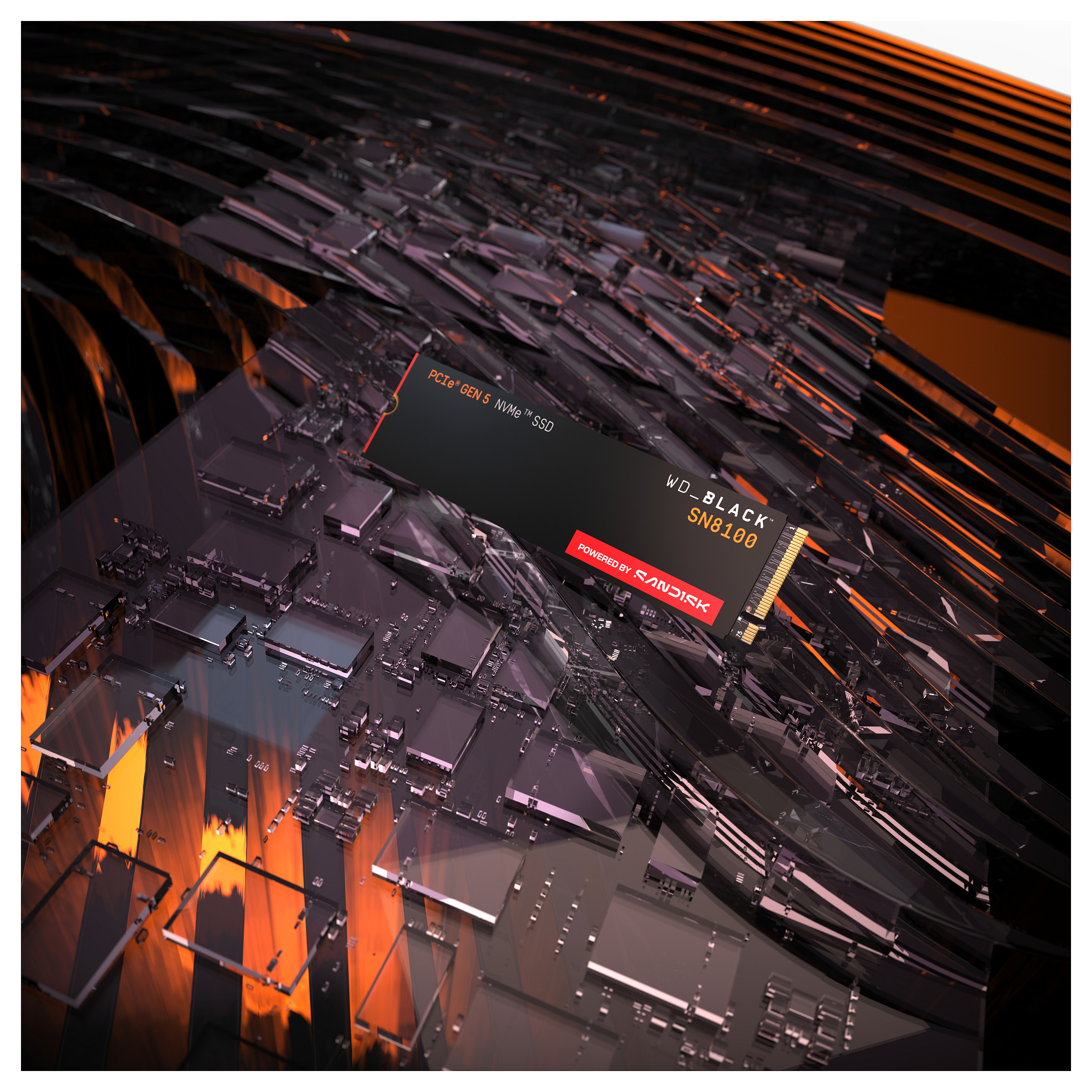 M.2 WD Black SN8100 NVMe SSD 2280 - 8TB