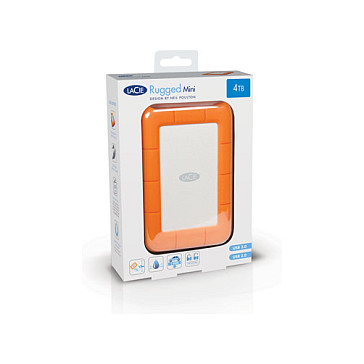 LACIE RUGGED MINI USB 3.0 2TB / Shock rain pressure resistant / 6,4cm 2,5Zoll