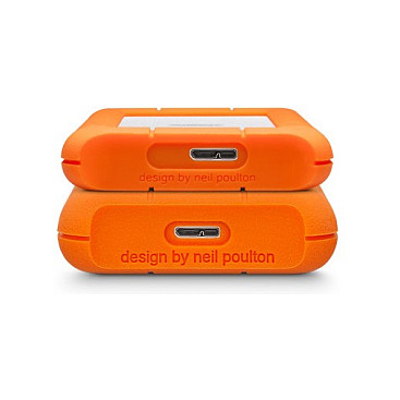 LACIE RUGGED MINI drive 4TB Shock/ rain/ pressure resistant USB3.0 6,4cm 2,5Zoll Orange