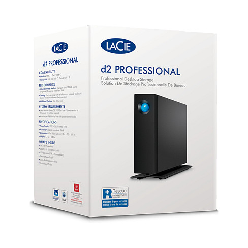 LaCie d2 Professional 24 TB Desktop Drive USB 3.1 Gen2