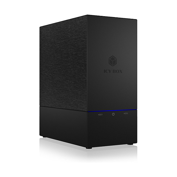 ICY BOX RAID-System, 2x 2,5"/ 3,5" HDD, 1x USB 3.1 (Gen 2) Host, 0/1/LARG./SING.