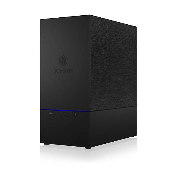 ICY BOX RAID-System, 2x 2,5"/ 3,5" HDD, 1x USB 3.1 (Gen 2) Host, 0/1/LARG./SING.