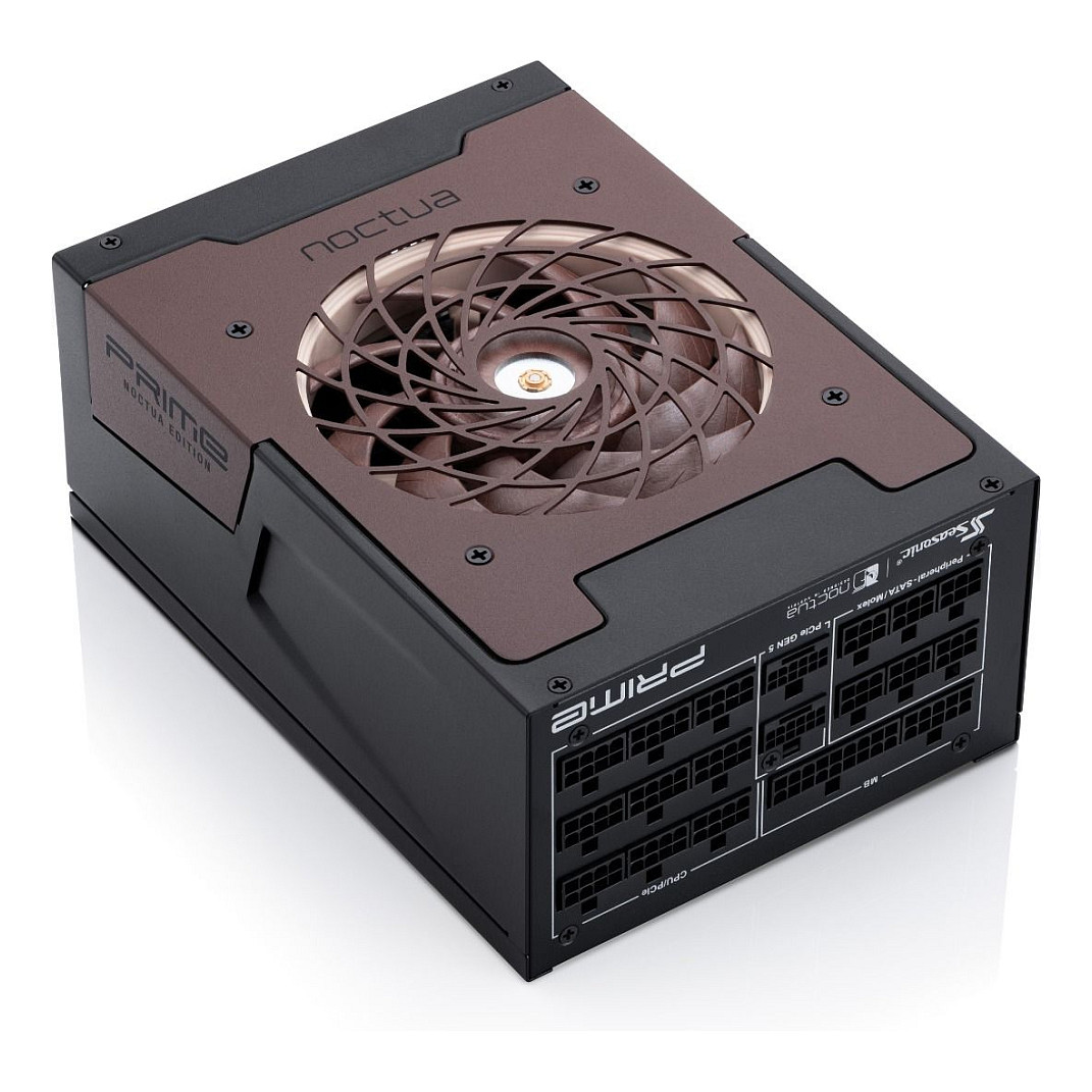 1600W Seasonic PRIME TX-1600 Noctua Edition (schwarz, 2x 12 Pin High Power GPU, 6x PCIe, Kabel-Management, 1600 Watt)