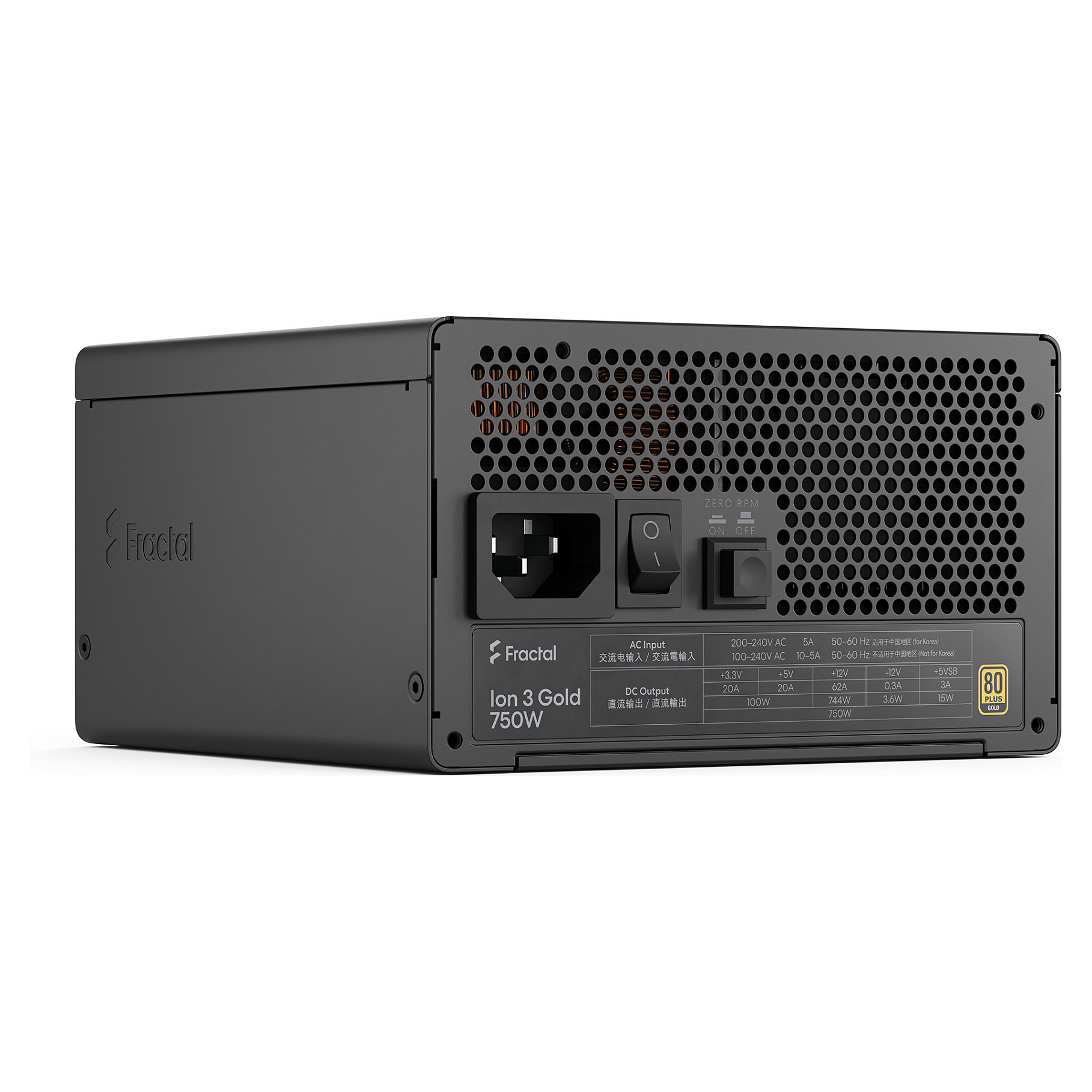 750W Fractal Design Ion 3 Gold Black