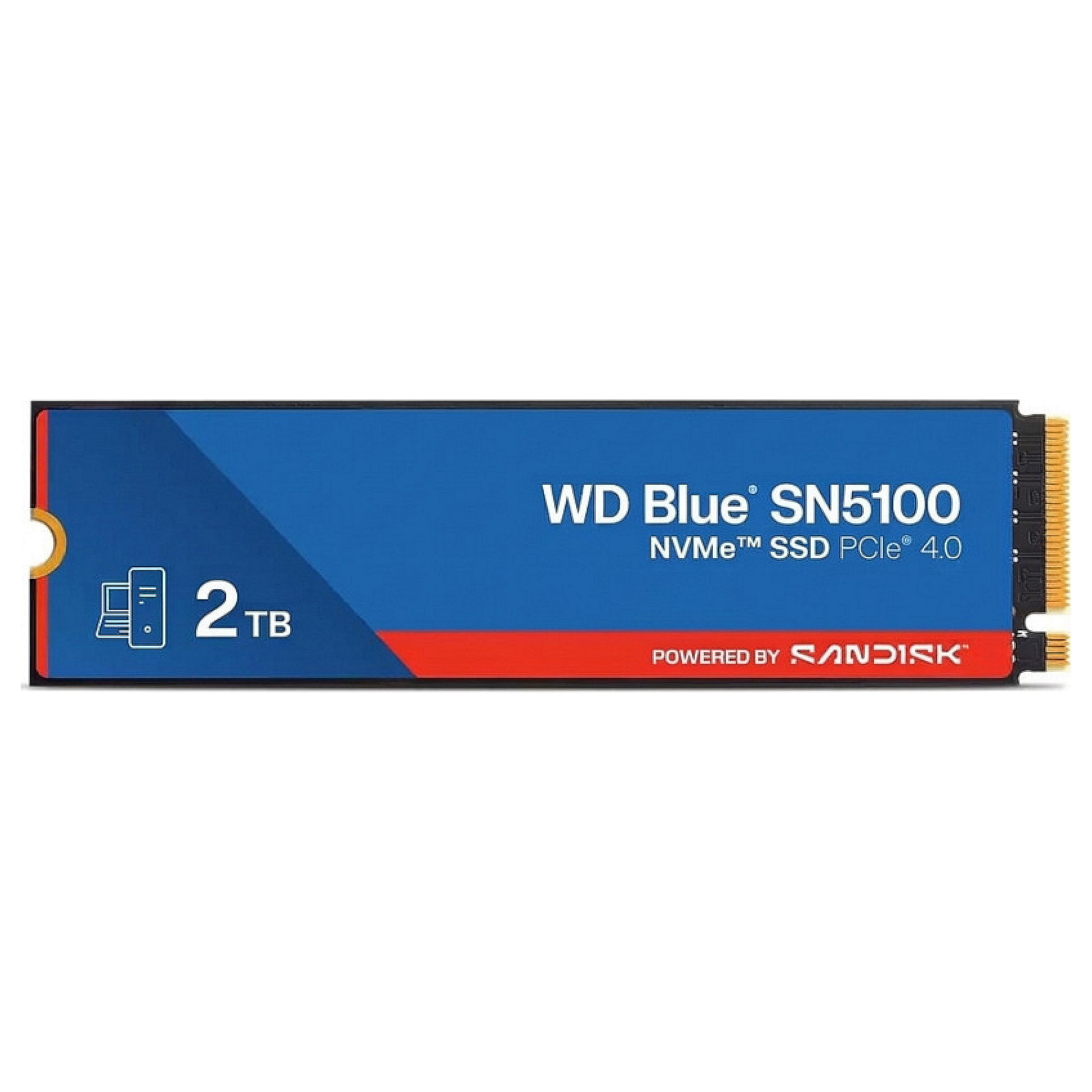 M.2 2TB SanDisk WD Blue SN5100 NVMe BLK NVMe / SSD 2280 / PCIe Gen4 / 5150MB/s Read / 4850MB/s Write