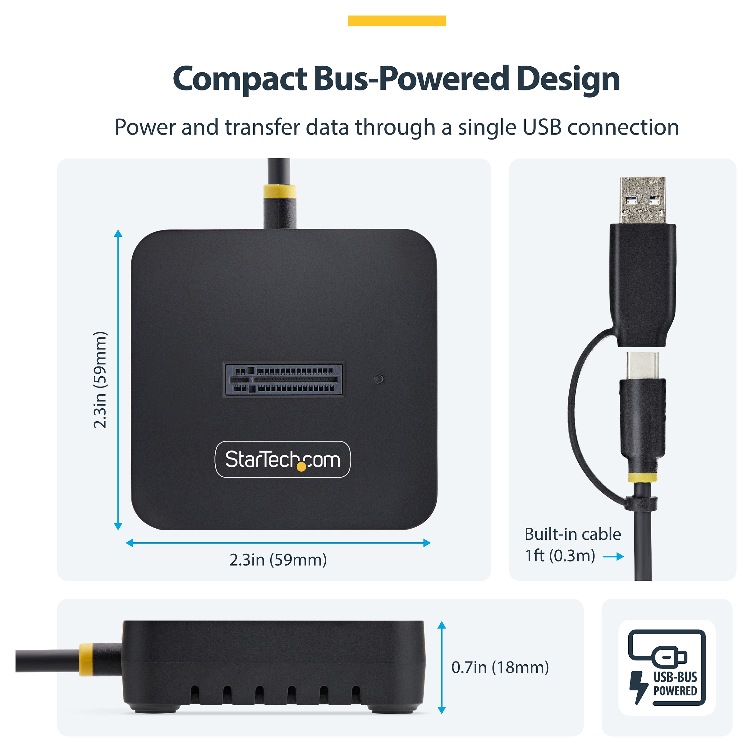 StarTech USB-C/USB-A TO M.2 NVME DOCK