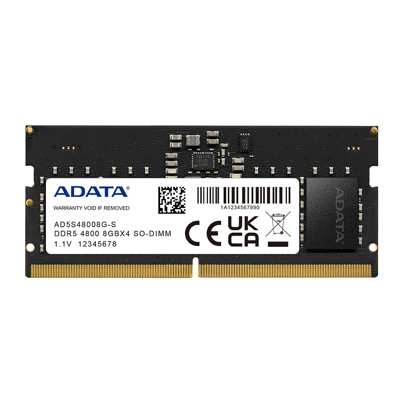 8GB ADATA SO-DIMM 4800 (schwarz, AD5S48008G-S, Premier)