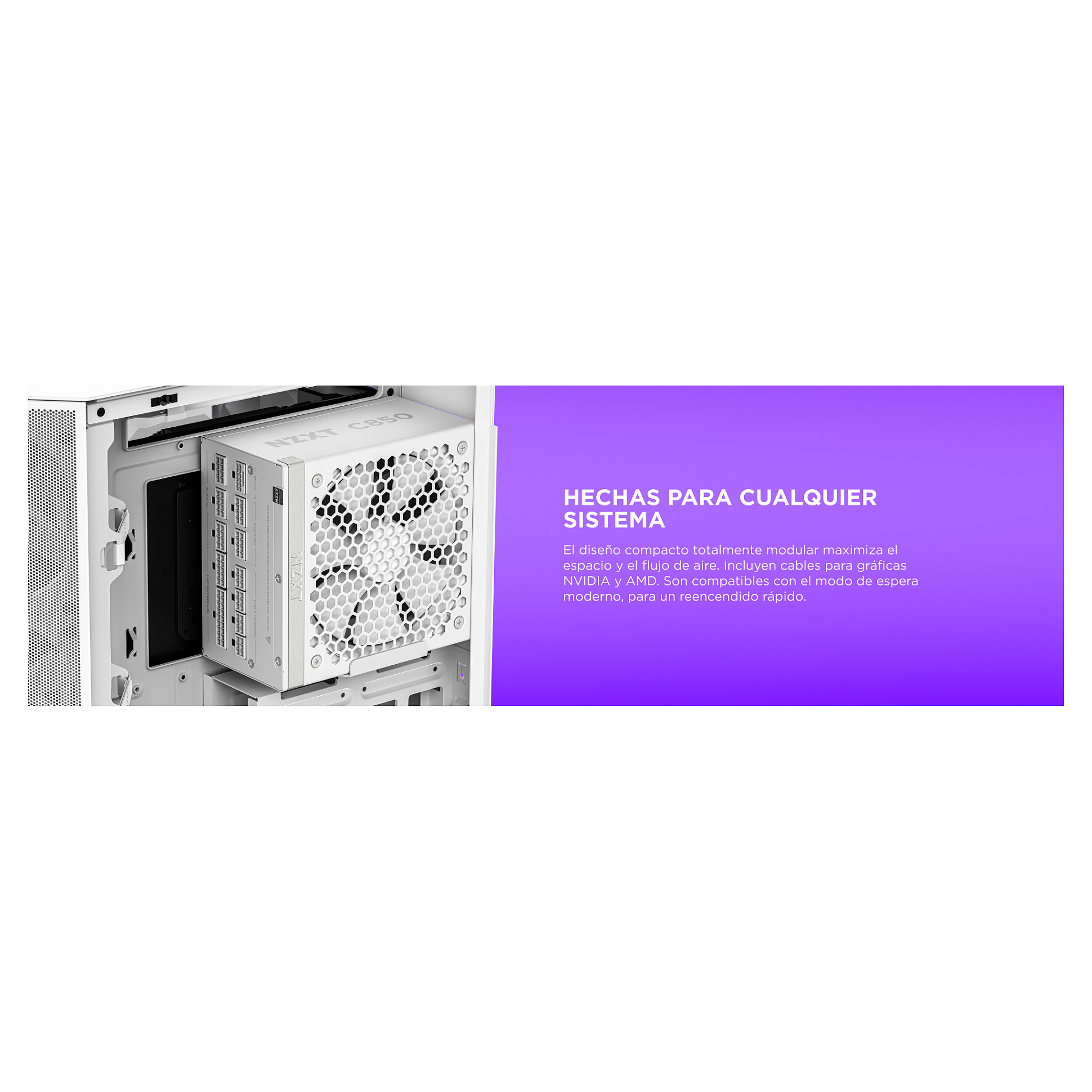 1200W NZXT C1200 Gaming Netzteil 80+ Gold, ATX3.1 PCIe5.0 modular 135 mm Lüfter