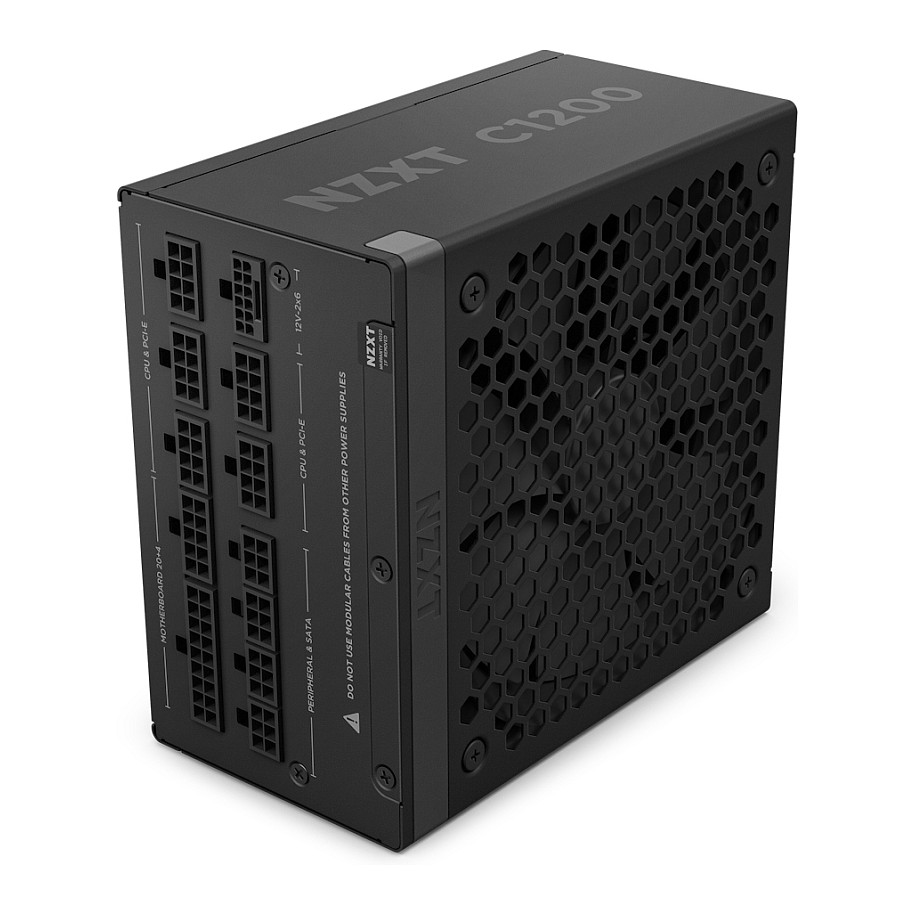 1200W NZXT C1200 Gaming Netzteil 80+ Gold, ATX3.1 PCIe5.0 modular 135 mm Lüfter