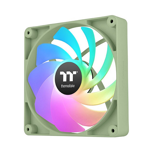 K Cooler Thermaltake CT120 Reverse ARGB Sync PC Cooling Fan Matcha Green (hellgrn, 2er Pack, ohne Controller, Reverse, 120 mm)