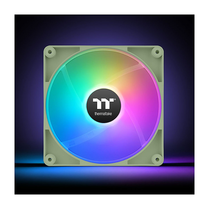 K Cooler Thermaltake CT120 Reverse ARGB Sync PC Cooling Fan Matcha Green (hellgrn, 2er Pack, ohne Controller, Reverse, 120 mm)