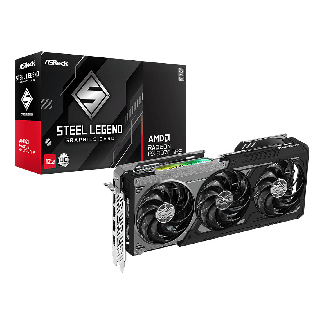 RX 9070 GRE 12GB ASRock SLD 12GO GDDR6