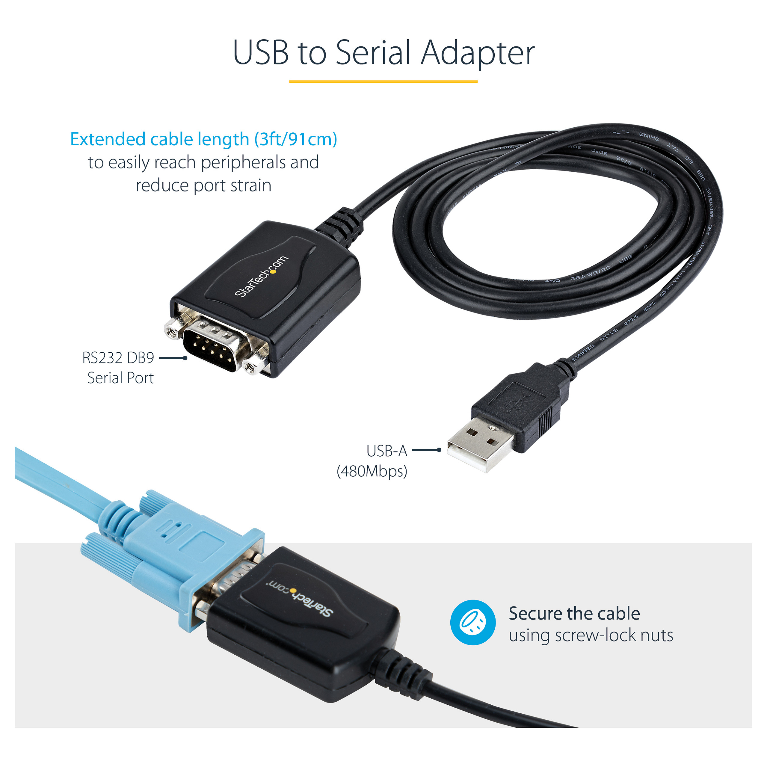 STARTECH.COM 2 Port PCI Express Serielle Schnittstellenkarte PCIe auf RS232 Karte Serielle Adapter Karte / Erweiterungskarte COM Ret