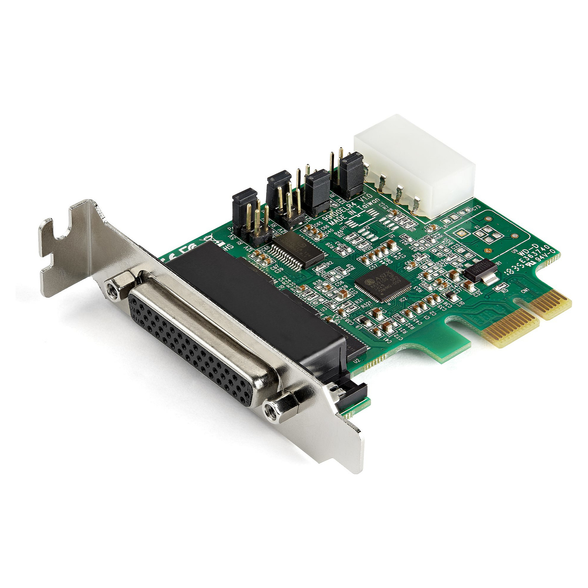 STARTECH.COM PCI Express serielle Schnittstellenkarte mit 4 Ports - 16950 UART - Low Profile - 256-Byte-FIFO-Cache