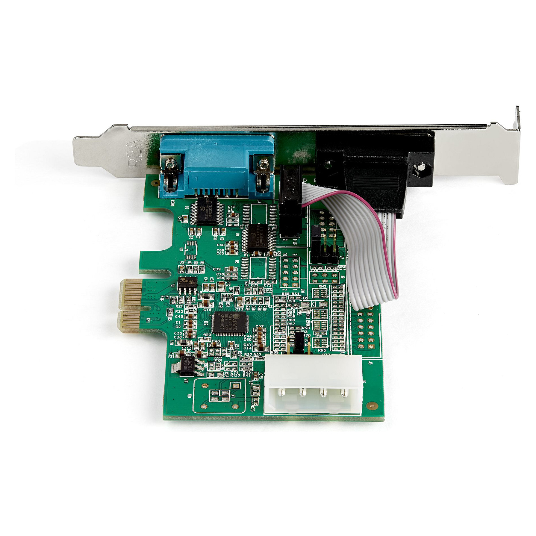 2 Port PCI Express serielle Schnittstellenkarte - 16950 UART - 256-Byte-FIFO-Cache - Adapterkarte