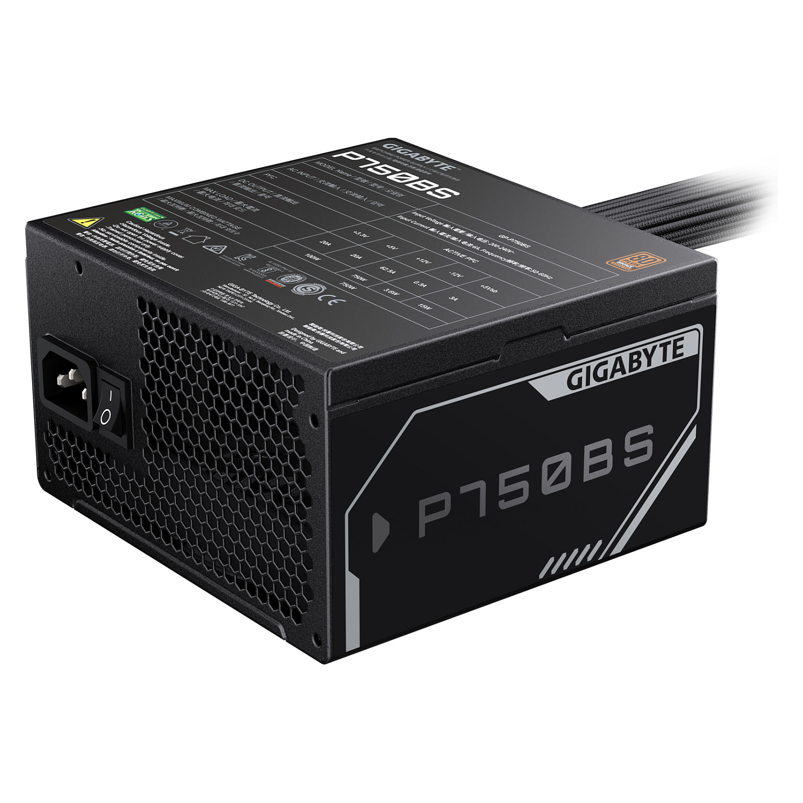750W GIGABYTE P750BS ATX Netzteil 80+ Bronze