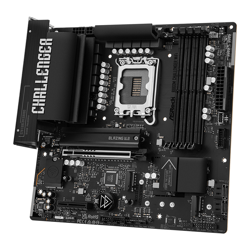 ASRock B860M Challenger WiFi 1851 mATX HDMI/DP DDR5