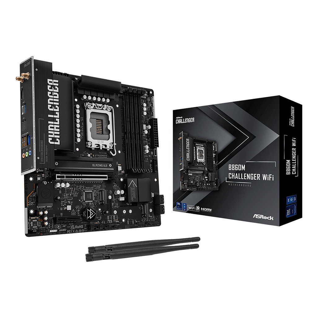 ASRock B860M Challenger WiFi 1851 mATX HDMI/DP DDR5