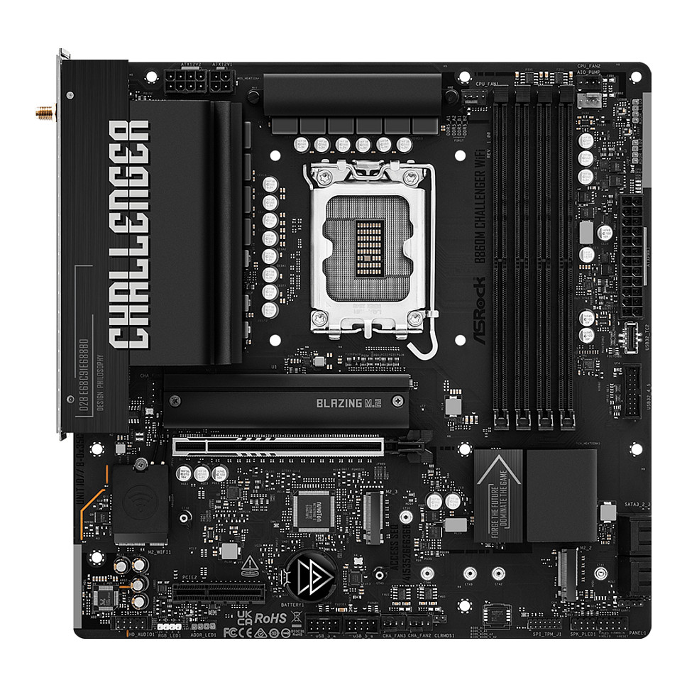 ASRock B860M Challenger WiFi 1851 mATX HDMI/DP DDR5