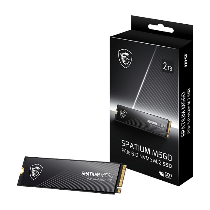 M.2 1TB MSI Spatium M560 (M.2 2280) PCIe Gen5 x4 NVMe
