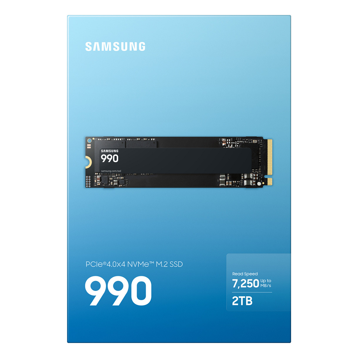 M.2 2TB Samsung M.2 PCI-E NVMe Gen4 990 Basic retail