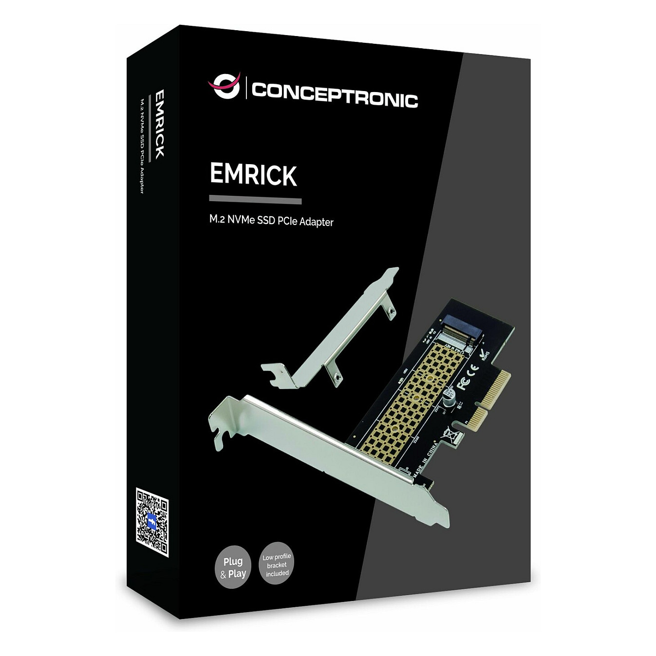 CONCEPTRONIC M.2 4xPCIe3.0 Card M.2 NVMe SSD