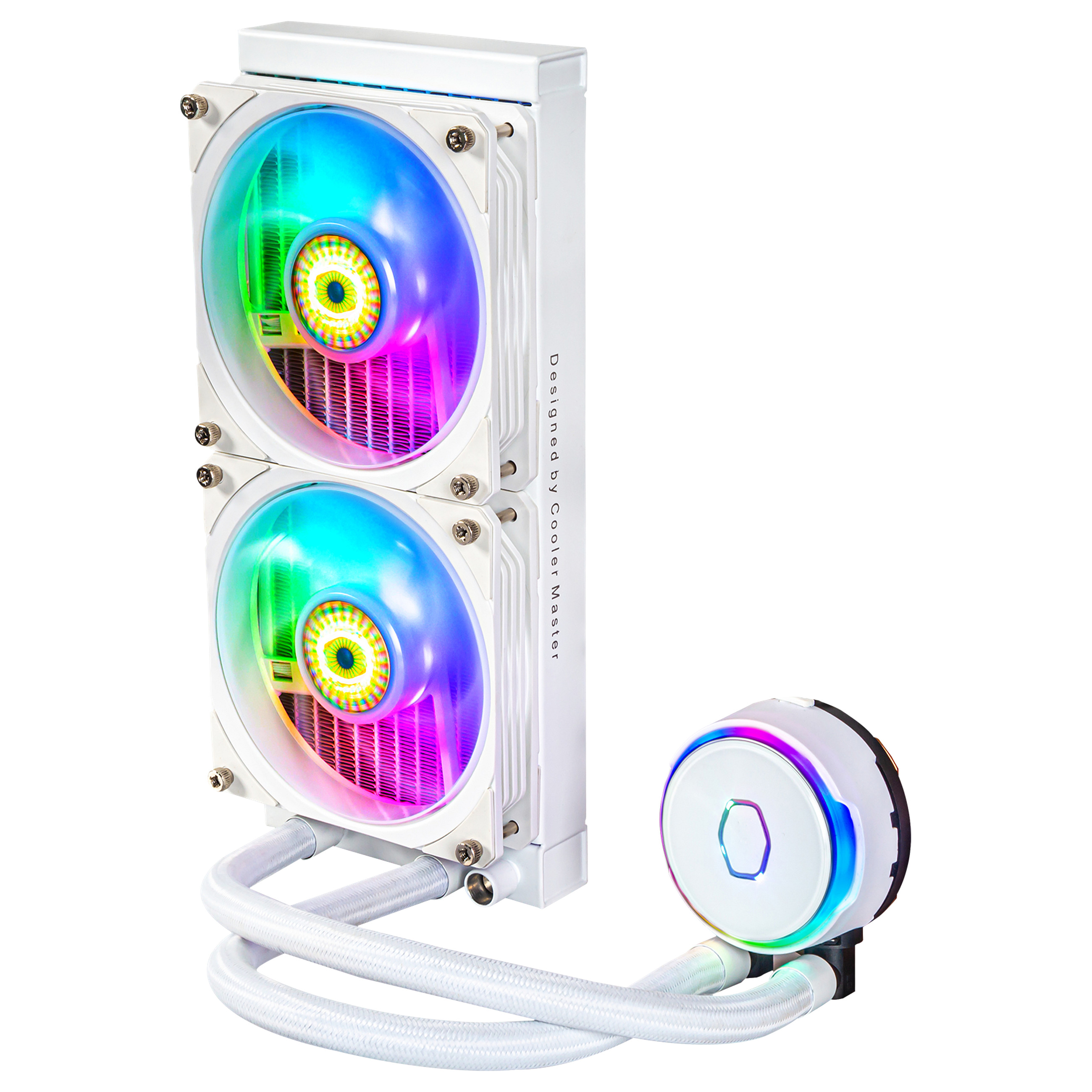 K Cooler Master WAK MasterLiquid PL240 FLUX White 1700 1200 20x